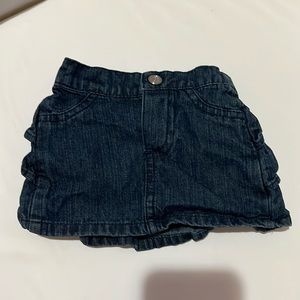 baby girl denim skirt